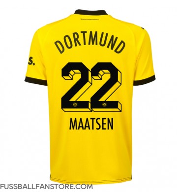 Borussia Dortmund Ian Maatsen #22 Replik Heimtrikot 2023-24 Kurzarm